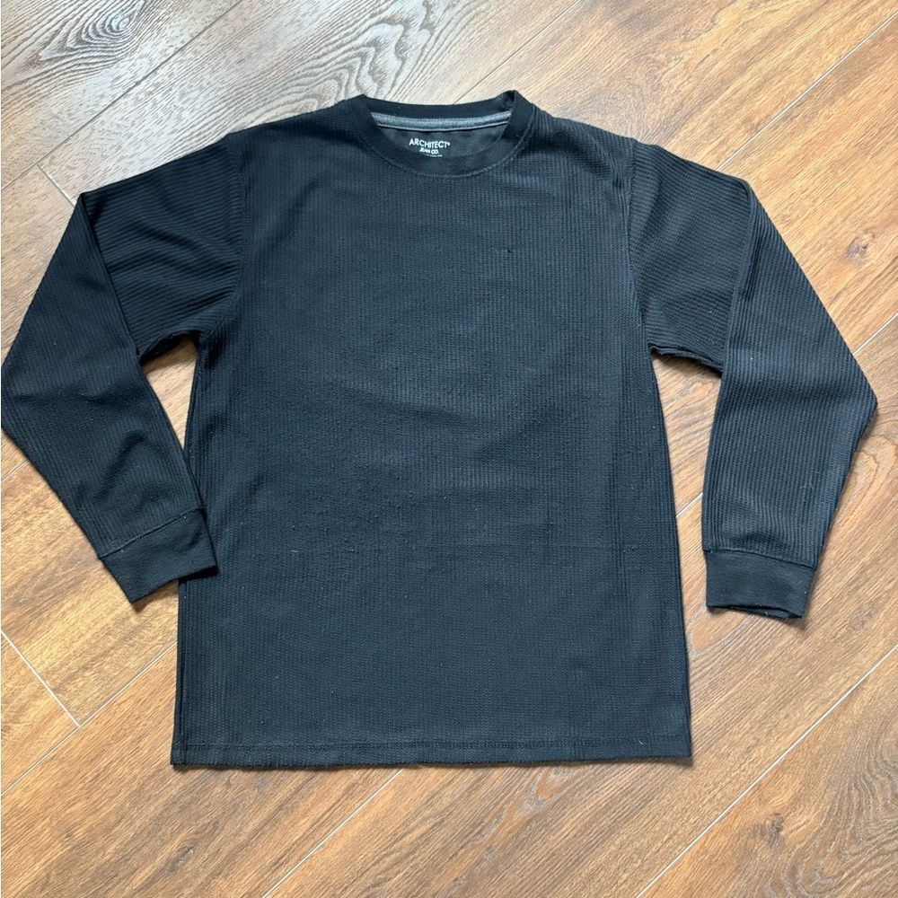 Architect Black Long Sleeve Kids Tee